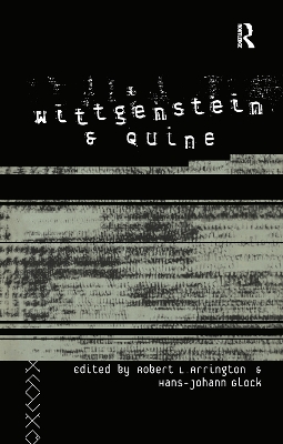 Wittgenstein and Quine book