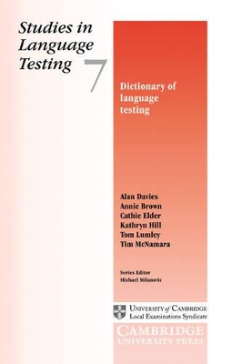 Dictionary of Language Testing book