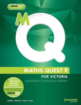 Maths Quest 9 for Victoria Australian Curriculum Edition & LearnON book