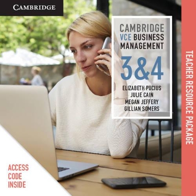 Cambridge VCE Business Management Units 3 and 4 Teacher Resource (Card) by Julie Cain