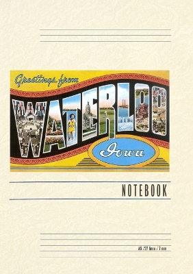 Vintage Lined Notebook Greetings from Waterloo book