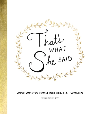 That's What She Said book