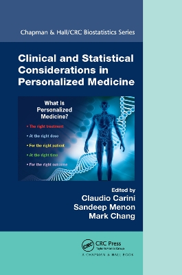 Clinical and Statistical Considerations in Personalized Medicine by Claudio Carini