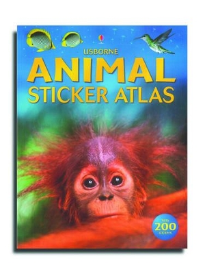 Sticker Atlas Animals book