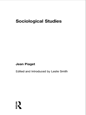 Sociological Studies by Jean Piaget