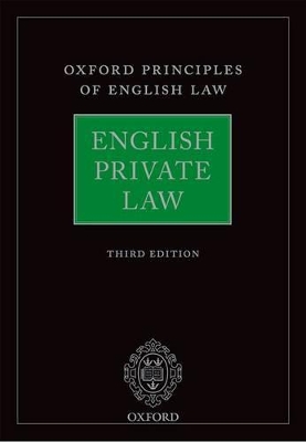 English Private Law: Oxford Principles of English Law book