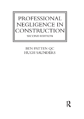 Professional Negligence in Construction book