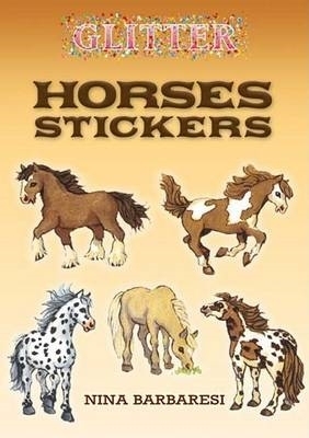Glitter Horses Stickers book