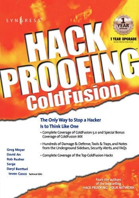 Hack Proofing ColdFusion book