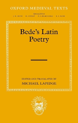 Bede's Latin Poetry book