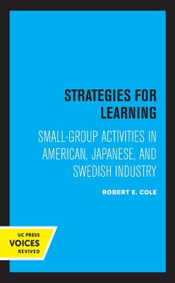 Strategies for Learning: Small-Group Activities in American, Japanese, and Swedish Industry book