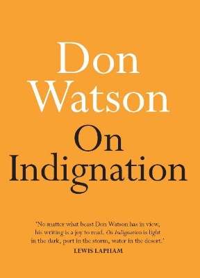 On Indignation book