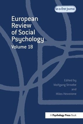 European Review of Social Psychology: Volume 18 book