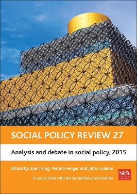 Social policy review 27 by Menno Fenger