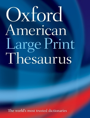 Oxford American Large Print Thesaurus book