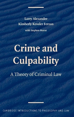 Crime and Culpability book