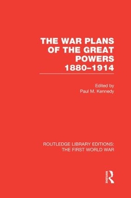 War Plans of the Great Powers book