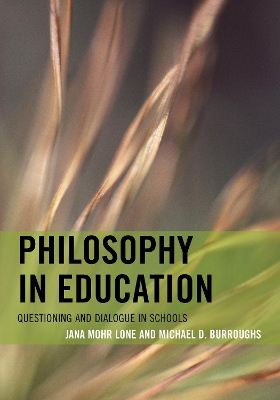 Philosophy in Education book