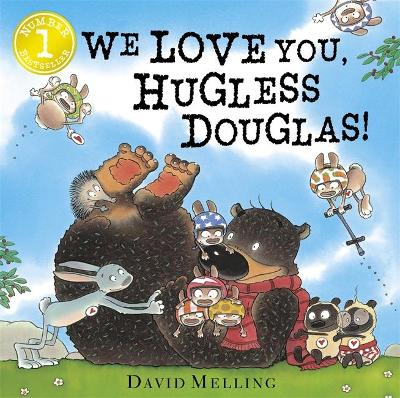 We Love You, Hugless Douglas! Board Book by David Melling