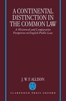 Continental Distinction in the Common Law book