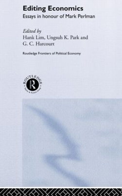 Editing Economics by Professor Geoffrey Harcourt