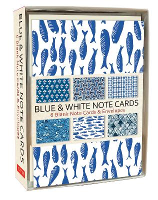 Blue and White Note Cards: 6 Blank Note Cards and Envelopes book