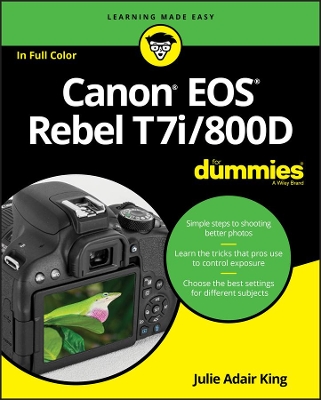 Canon EOS Rebel T7i/800D For Dummies book