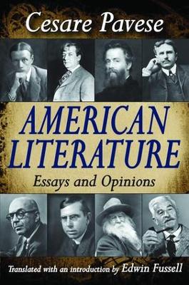 American Literature by Cesare Pavese