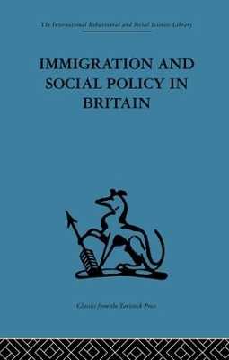 Immigration and Social Policy in Britain book