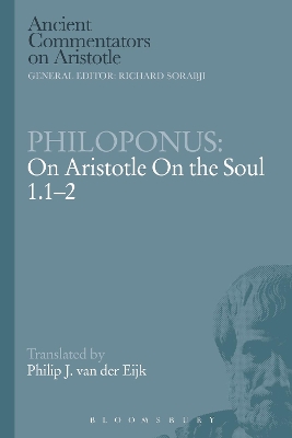 Philoponus: On Aristotle On the Soul 1.1-2 book