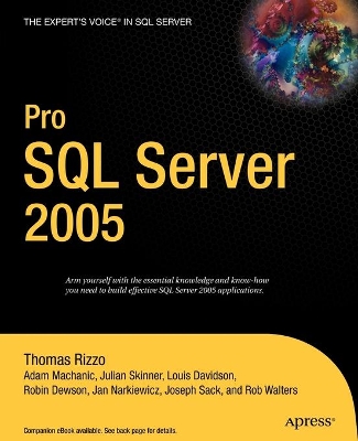 Pro SQL Server 2005 book