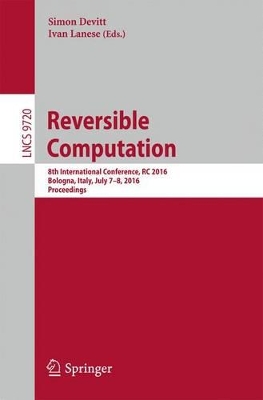 Reversible Computation book