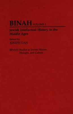 Jewish Intellectual History in the Middle Ages by Joseph Dan