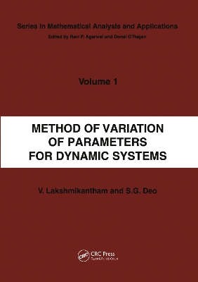 Method of Variation of Parameters for Dynamic Systems book