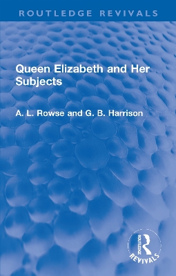 Queen Elizabeth and Her Subjects book