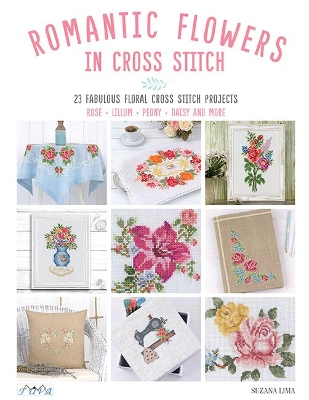 Romantic Flowers in Cross Stitch book