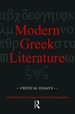 Modern Greek Literature book