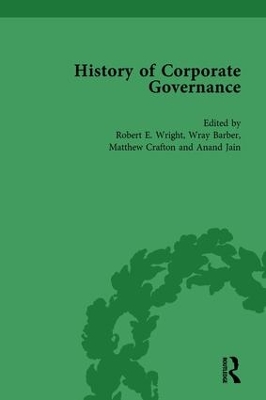 The History of Corporate Governance by Robert E Wright