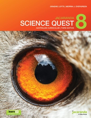 Jacaranda Science Quest 8 Australian Curriculum 3E LearnON & Print book