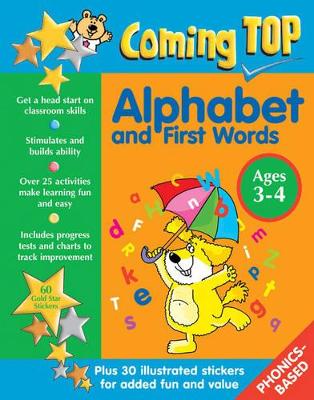 Coming Top: Alphabet and First Words - Ages 3-4 book