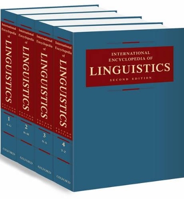 International Encyclopedia of Linguistics book