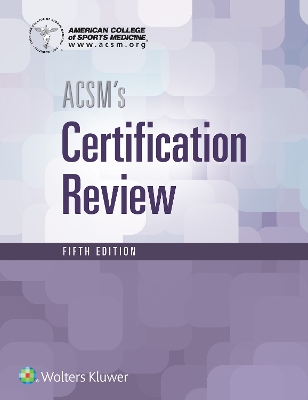 ACSM's Certification Review book