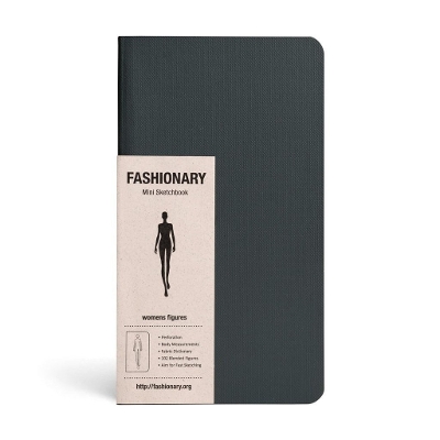 Fashionary Mini Womens Sketchbook A6 (Set of 3) book