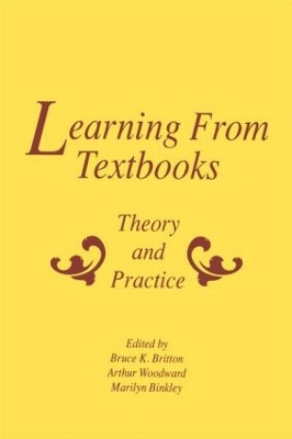 Learning from Textbooks by Bruce K. Britton