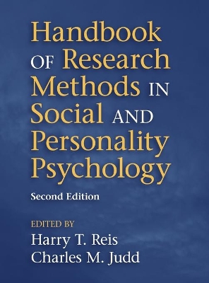 Handbook of Research Methods in Social and Personality Psychology by Harry T. Reis