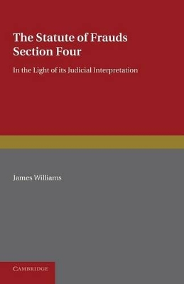 Statute of Frauds Section Four book