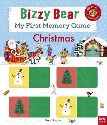 Bizzy Bear: My First Memory Game Book: Christmas book