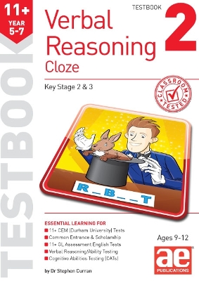 11+ Verbal Reasoning Year 5-7 Cloze Testbook 2 book