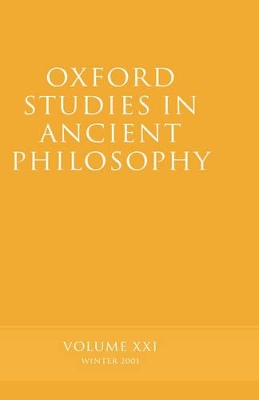 Oxford Studies in Ancient Philosophy book