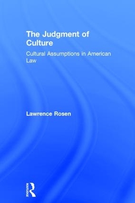 Judgment of Culture book